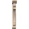 Ekena Millwork Olympic Slat Smooth Bracket w/ Offset Brace, Douglas Fir, 5 1/2"W x 28"D x 40"H BKT0604X28X40OLY06SDF - alternate 3